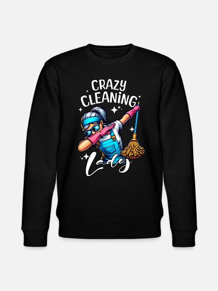 Cleaning lady cleaner - Stanley/Stella CHANGER Unisex Organic Sweatshirt - black