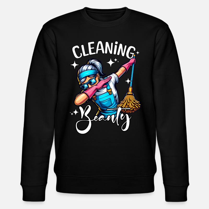 Putzfrau - Stanley/Stella Unisex Bio-Sweatshirt CHANGER  - Schwarz