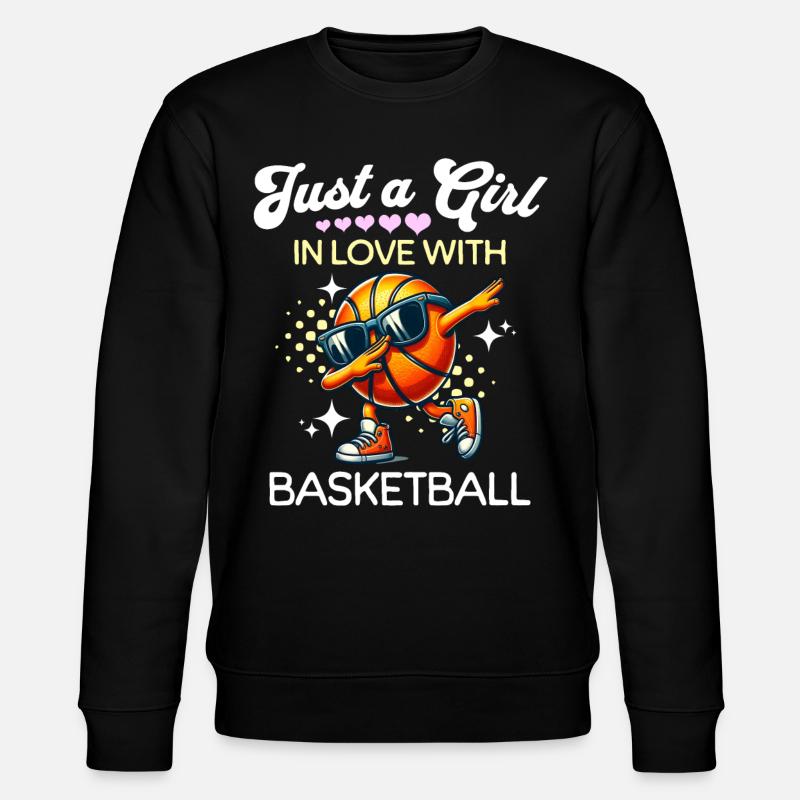 Filles de basket-ball - Sweat bio CHANGER Stanley/Stella Unisexe - noir
