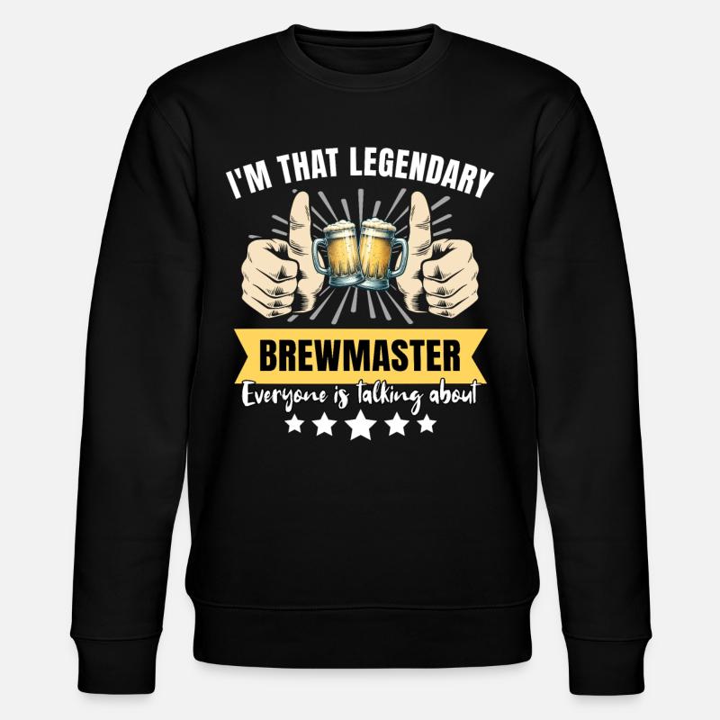 Legendary Brewmaster - Stanley/Stella CHANGER Unisex Organic Sweatshirt - black