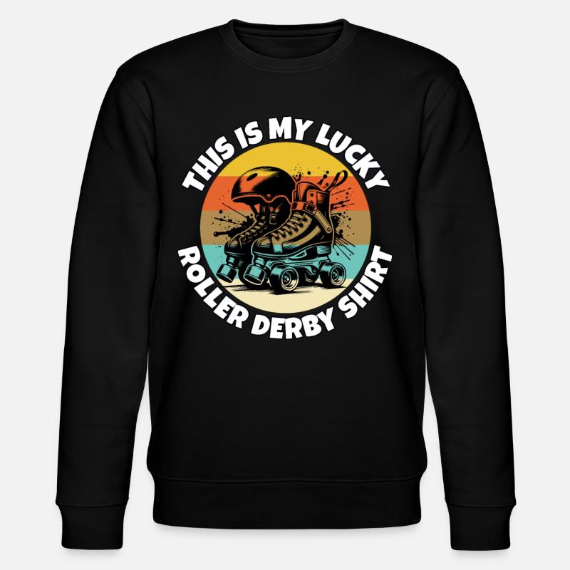 Roller derby - Stanley/Stella CHANGER Unisex Organic Sweatshirt - black