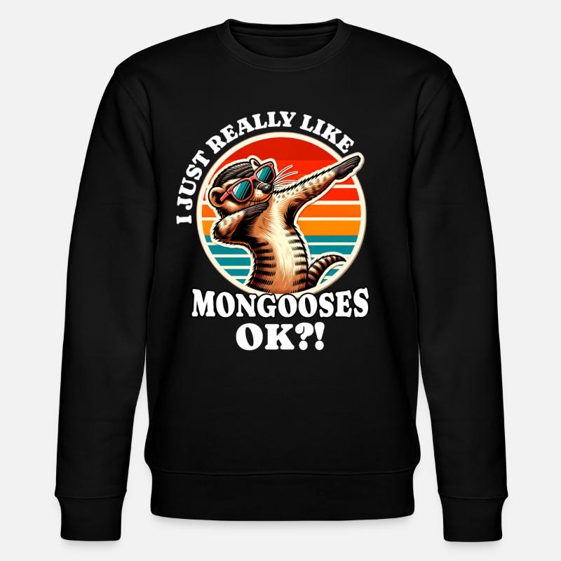 J’adore les mangoustes - Sweat bio CHANGER Stanley/Stella Unisexe - noir
