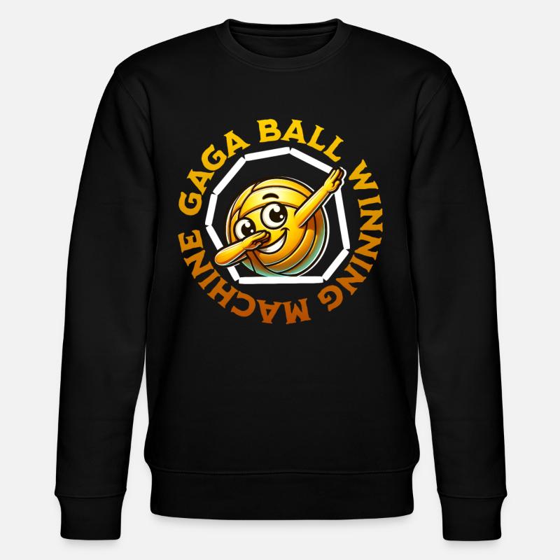 Gaga Ball Gewinner - Stanley/Stella Unisex Bio-Sweatshirt CHANGER  - Schwarz