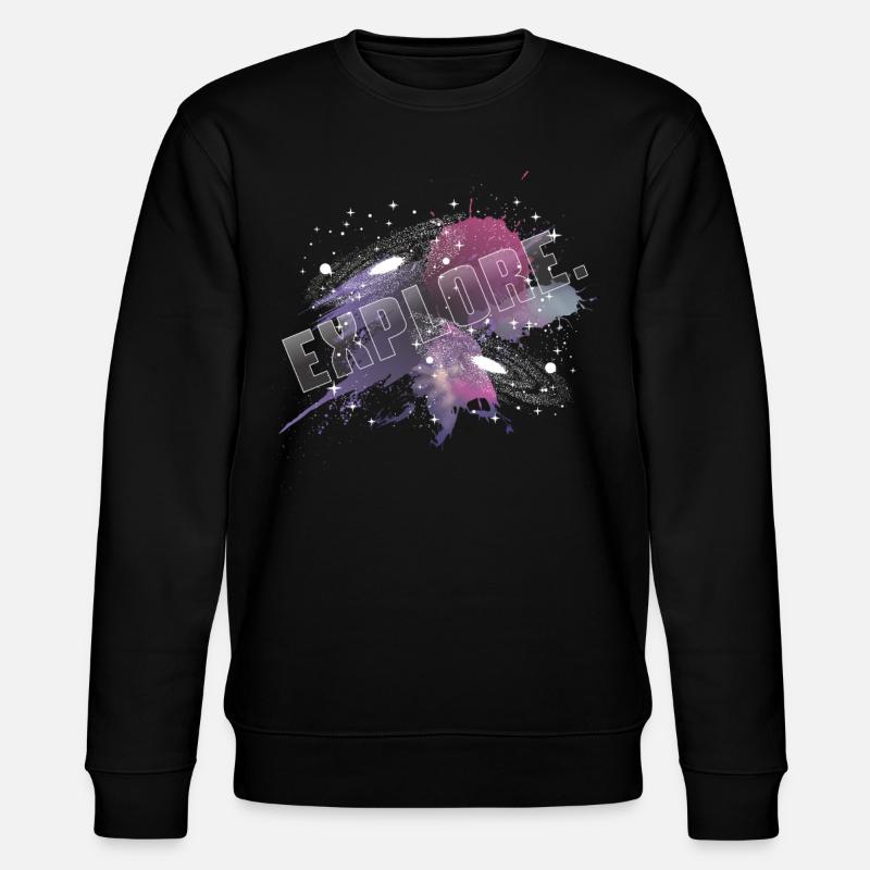 Explore. - Stanley/Stella CHANGER Unisex Organic Sweatshirt - black