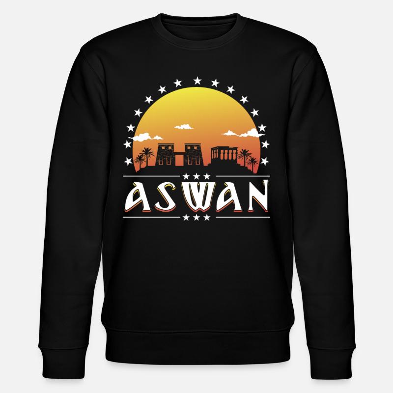 Aswan - Stanley/Stella Unisex Bio-Sweatshirt CHANGER  - Schwarz