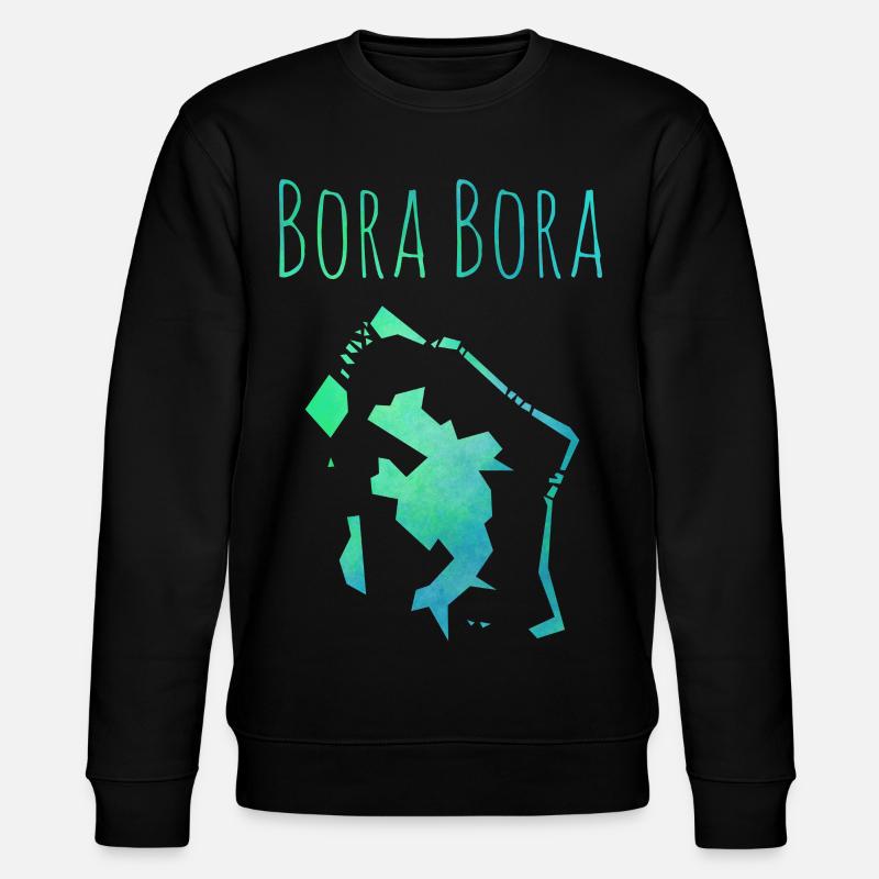 bora bora - Stanley/Stella CHANGER Unisex Organic Sweatshirt - black