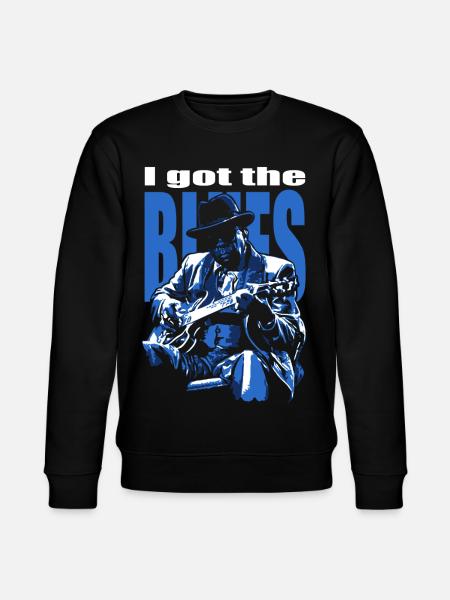 I got the blues - Stanley/Stella CHANGER Unisex Organic Sweatshirt - black
