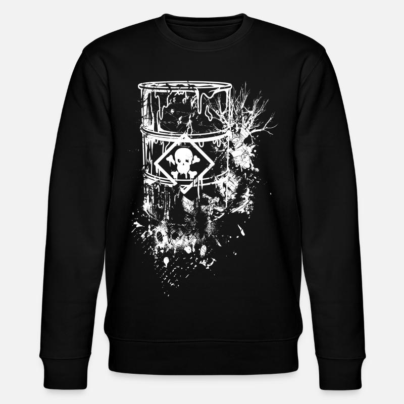 Giftmüll - Stanley/Stella Unisex Bio-Sweatshirt CHANGER  - Schwarz