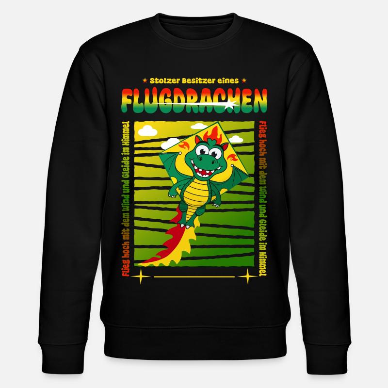 Propriétaire de cerf-volant - Sweat bio CHANGER Stanley/Stella Unisexe - noir