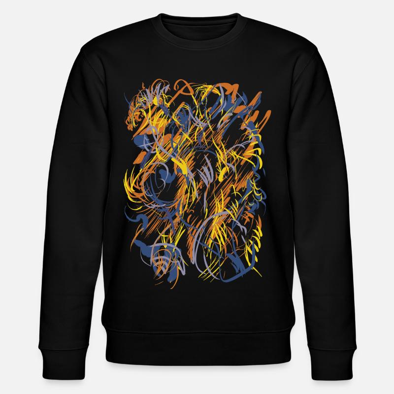 Abstrait - Sweat bio CHANGER Stanley/Stella Unisexe - noir
