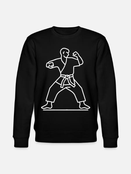 Karateka Sketch - Stanley/Stella CHANGER Unisex Organic Sweatshirt - black