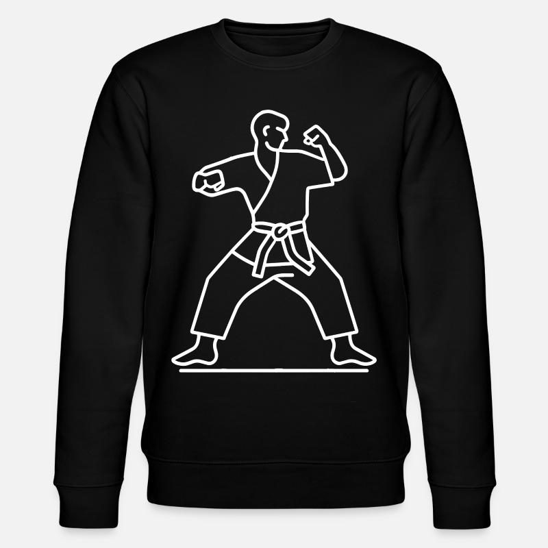 Croquis de Karateka - Sweat bio CHANGER Stanley/Stella Unisexe - noir
