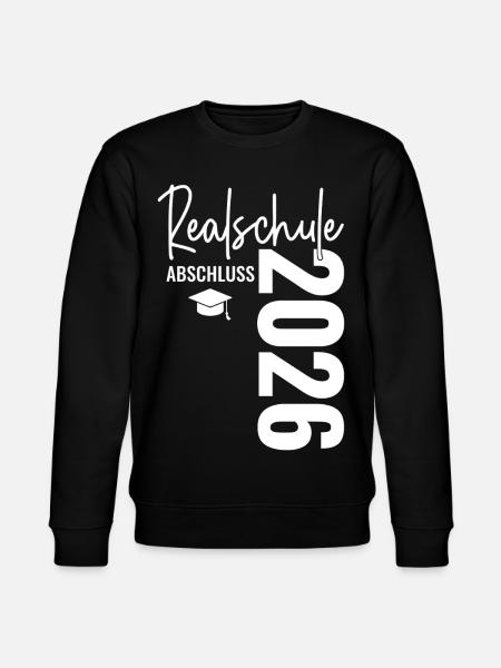 Realschule Graduation - Realschulabschluss 2026 - Stanley/Stella CHANGER Unisex Organic Sweatshirt - black