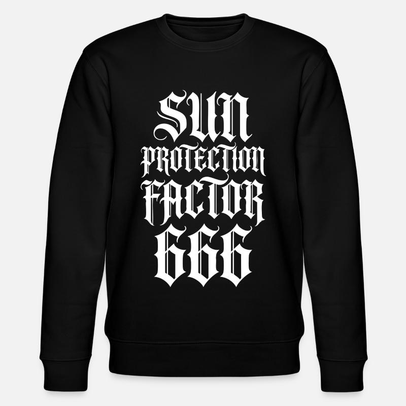 Gothic Provokationsspruch - Stanley/Stella Unisex Bio-Sweatshirt CHANGER - Schwarz