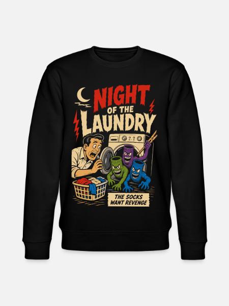 Night of the Revenge Socks - Stanley/Stella CHANGER Unisex Organic Sweatshirt - black