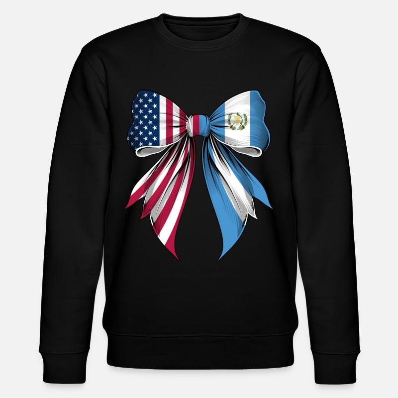 Boucle Coquette Racines Guatemala - Sweat bio CHANGER Stanley/Stella Unisexe - noir
