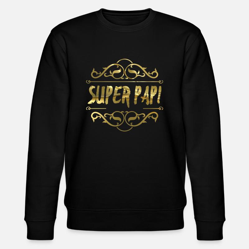Great dad - Stanley/Stella CHANGER Unisex Organic Sweatshirt - black