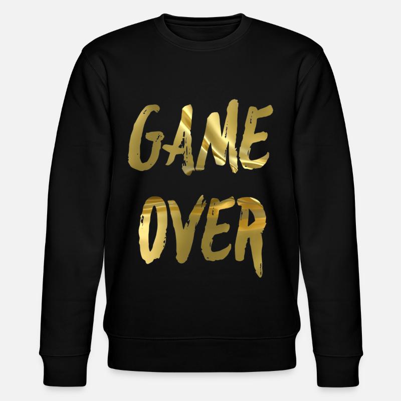 GAME OVER - Stanley/Stella Unisex Bio-Sweatshirt CHANGER  - Schwarz