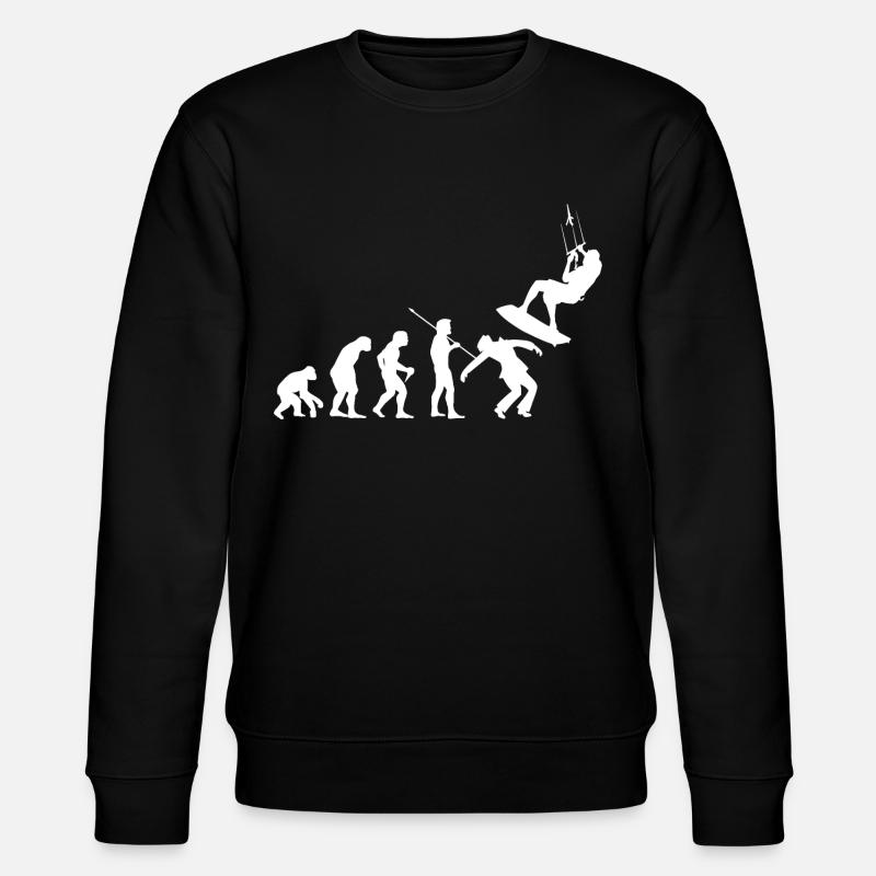 Kitesurf - Sweat bio CHANGER Stanley/Stella Unisexe - noir