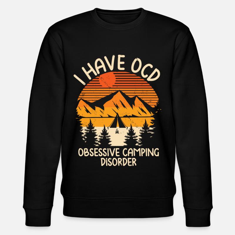 Camping - Sweat bio CHANGER Stanley/Stella Unisexe - noir