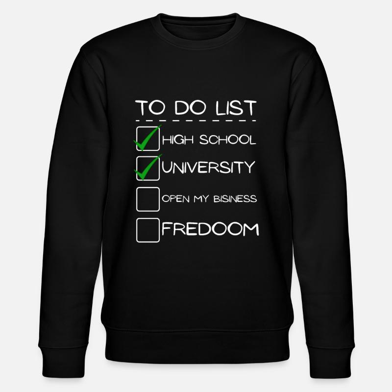 Entrepreneur List - Stanley/Stella CHANGER Unisex Organic Sweatshirt - black