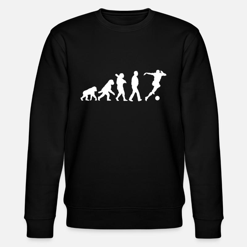 Évolution du football - Sweat bio CHANGER Stanley/Stella Unisexe - noir