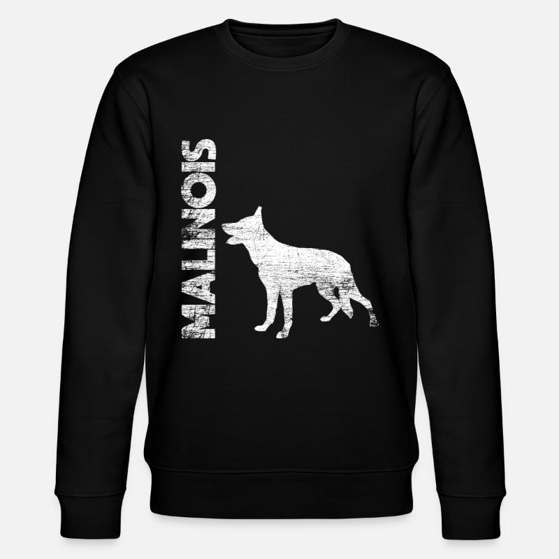 Belgian Malinois - Stanley/Stella Unisex Bio-Sweatshirt CHANGER  - Schwarz