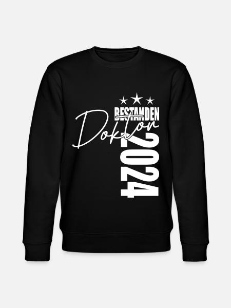 Doktor bestanden - Stanley/Stella Unisex Bio-Sweatshirt CHANGER - Schwarz