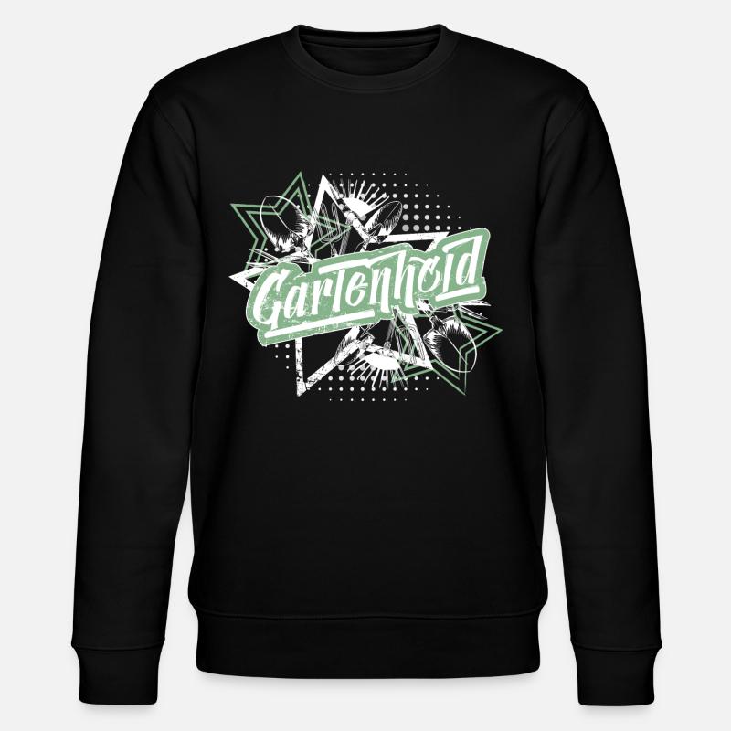 Gartenheld! Gärtnershirt - Stanley/Stella Unisex Bio-Sweatshirt CHANGER  - Schwarz