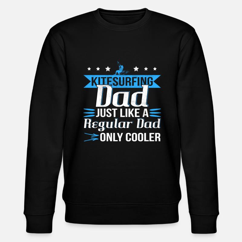 Kitesurfing Papa Kitesurf - Sweat bio CHANGER Stanley/Stella Unisexe - noir