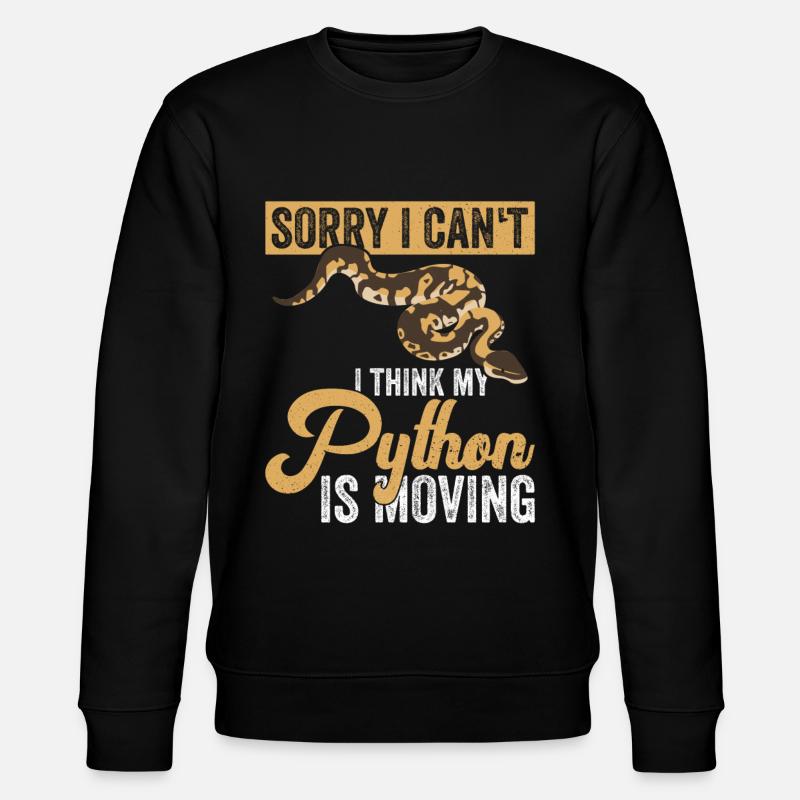 Königspython Banane Königspython - Sweat bio CHANGER Stanley/Stella Unisexe - noir