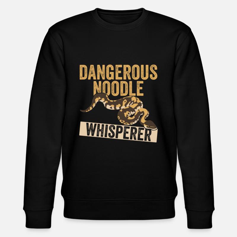 Königspython Dangerous Noodle Whisperer Banane - Sweat bio CHANGER Stanley/Stella Unisexe - noir