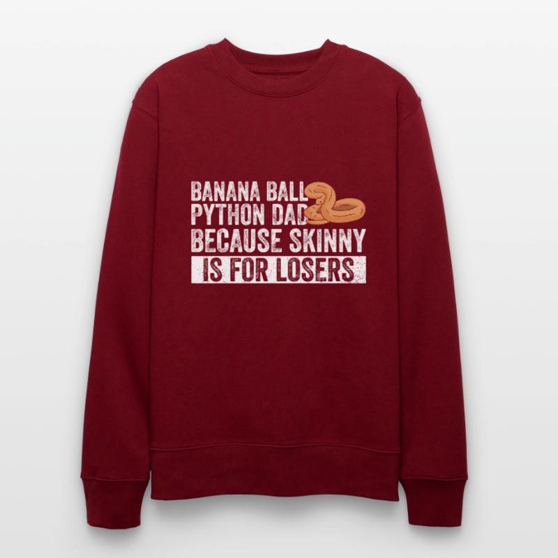 Königspython Bananenkugel Python Stanley/Stella Unisex Bio-Sweatshirt CHANGER 