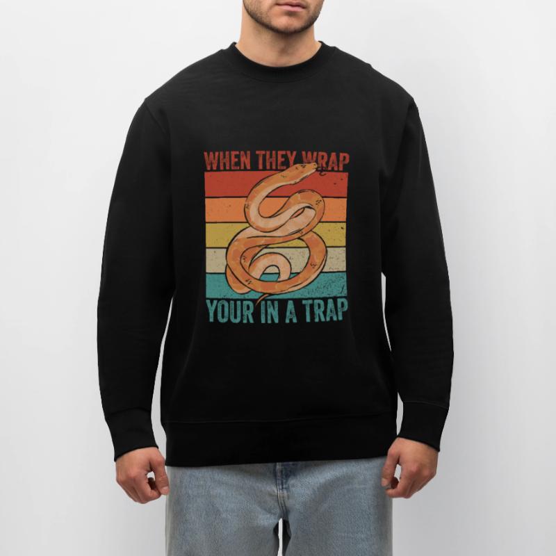 Königspython Bananenkugel Python Stanley/Stella Unisex Bio-Sweatshirt CHANGER 