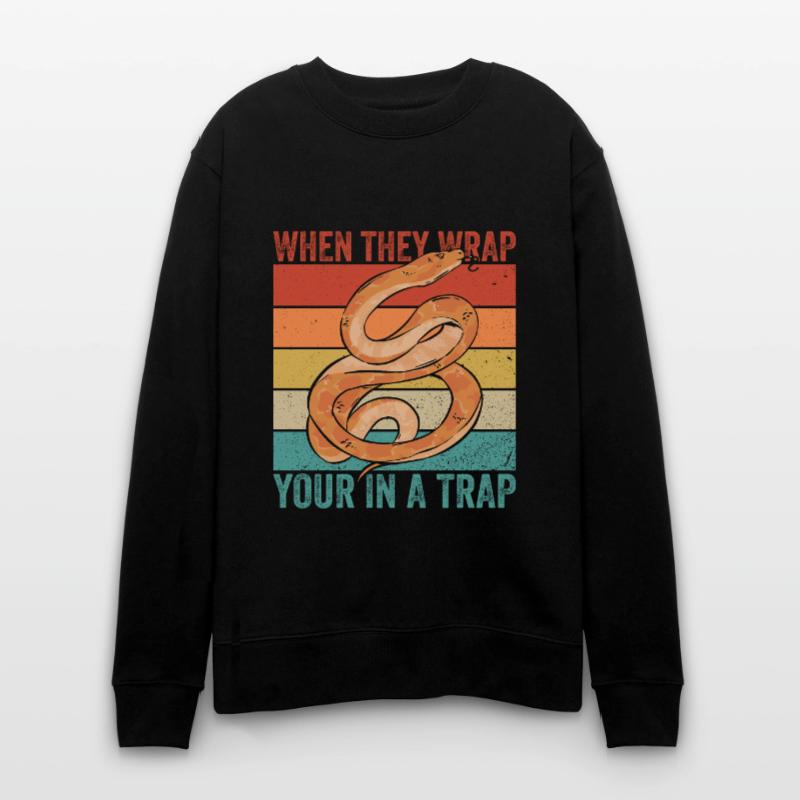 Königspython Bananenkugel Python Stanley/Stella Unisex Bio-Sweatshirt CHANGER 