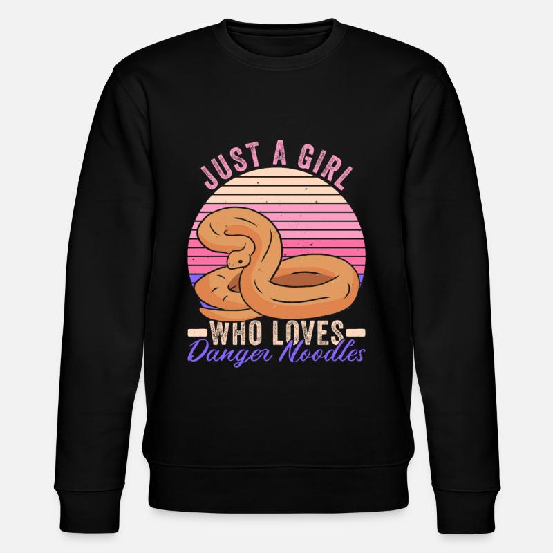 Königspython Danger Noodle - Sweat bio CHANGER Stanley/Stella Unisexe - noir