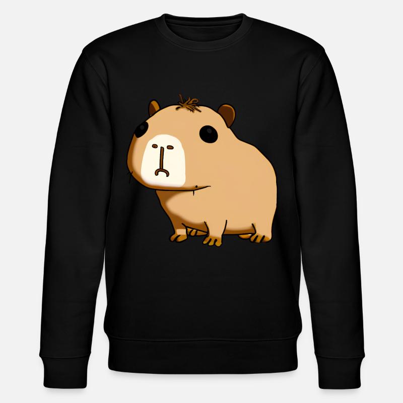 capybara - Stanley/Stella Unisex Bio-Sweatshirt CHANGER  - Schwarz