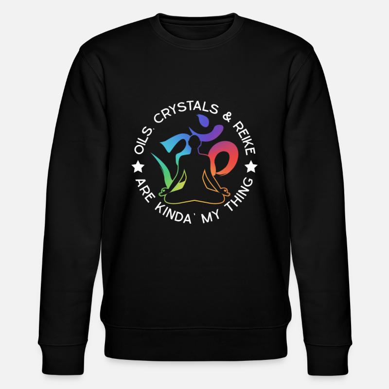 Reiki - Stanley/Stella Unisex Bio-Sweatshirt CHANGER  - Schwarz