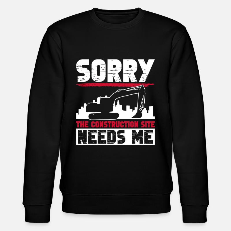 Bagger Baggerfahrer - Sweat bio CHANGER Stanley/Stella Unisexe - noir