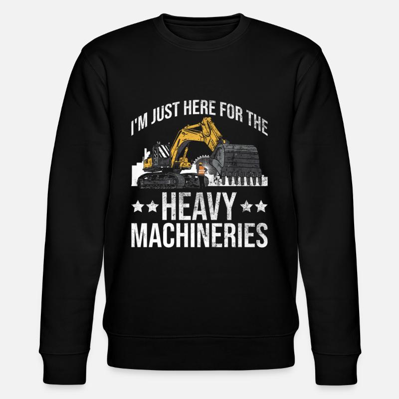 Bagger Schwermaschinenbediener Baggerfahrer - Sweat bio CHANGER Stanley/Stella Unisexe - noir