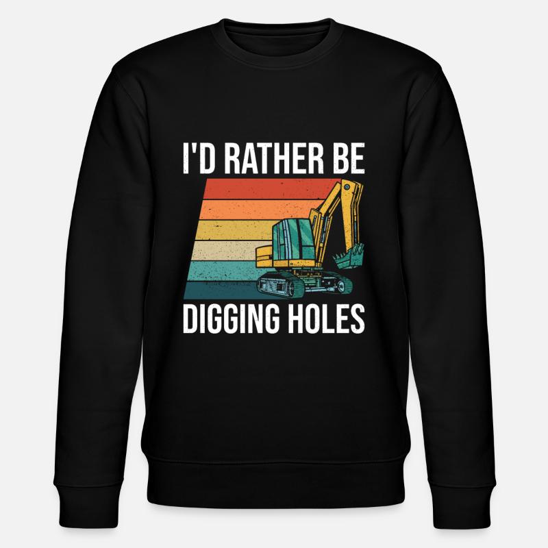 Bagger Baggerfahrer Baggern - Sweat bio CHANGER Stanley/Stella Unisexe - noir