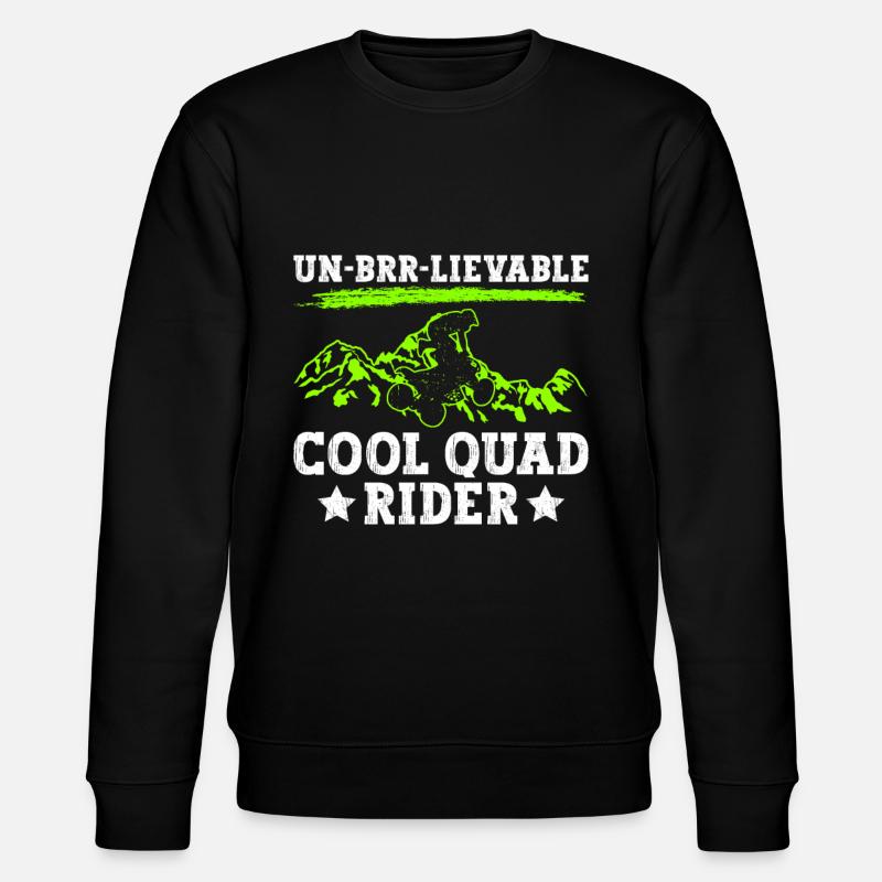 Quadfahrer Quad - Sweat bio CHANGER Stanley/Stella Unisexe - noir