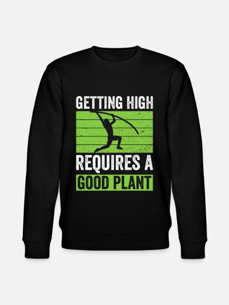 Stabhochspringer Stabhochsprung - Stanley/Stella CHANGER Unisex Organic Sweatshirt - black