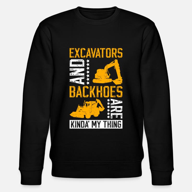 Baggerfahrer Bagger - Sweat bio CHANGER Stanley/Stella Unisexe - noir