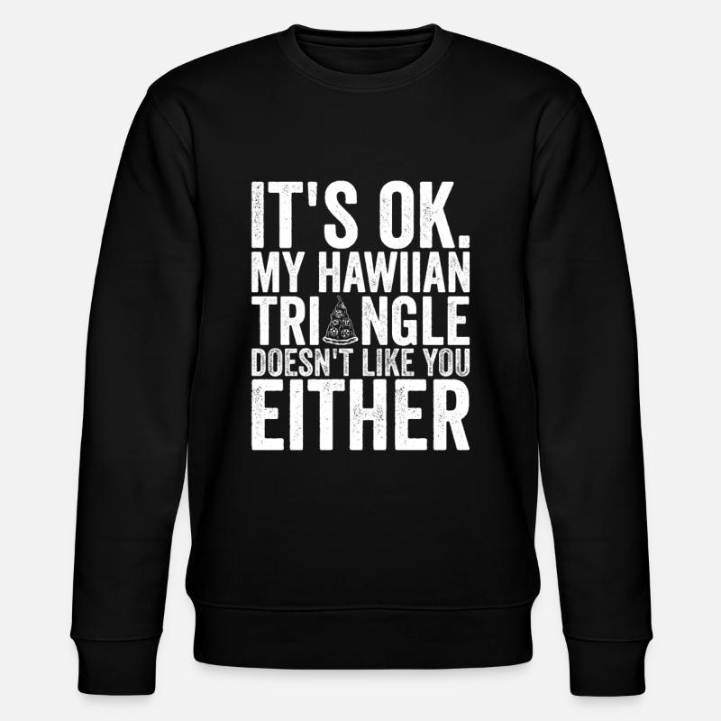 Pizza Hawaii Pizzabäcker - Stanley/Stella Unisex Bio-Sweatshirt CHANGER  - Schwarz