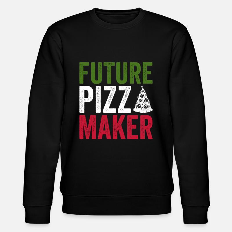 Pizza Future pizzabäcker Angehender Pizzaexperte - Stanley/Stella CHANGER Unisex Organic Sweatshirt - black