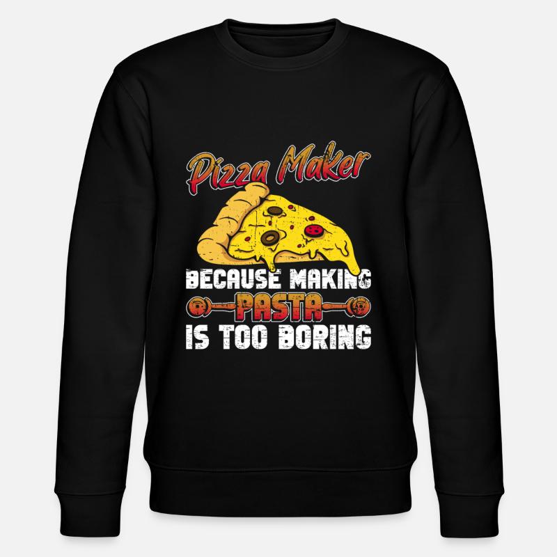 Pizza Pizzabäcker Pizzaolo - Stanley/Stella Unisex Bio-Sweatshirt CHANGER - Schwarz