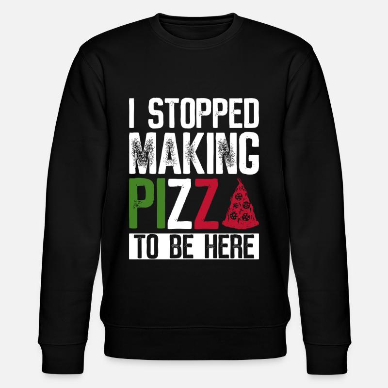 Pizza Pizzabäcker Pizzaolo - Stanley/Stella CHANGER Unisex Organic Sweatshirt - black