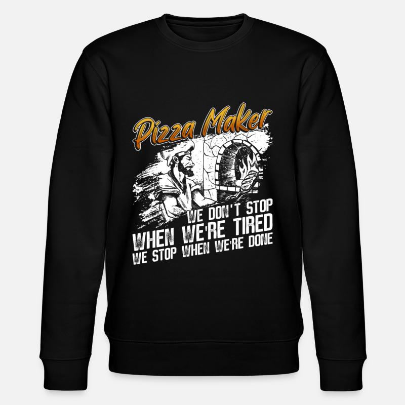Pizza Pizzabäcker Pizzaolo Pizza Backen - Sweat bio CHANGER Stanley/Stella Unisexe - noir