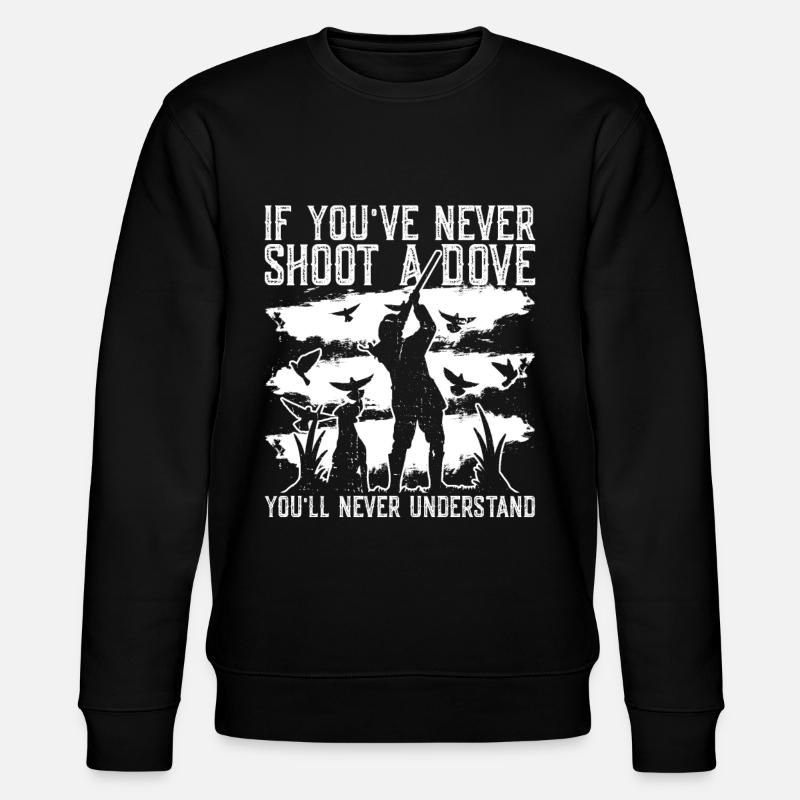 Taubenjagd Taubenjäger Taube Vogeljagd - Sweat bio CHANGER Stanley/Stella Unisexe - noir